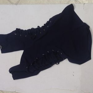 Ropper with lace up sides,